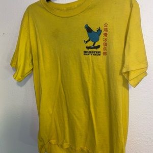 graphic yellow tee